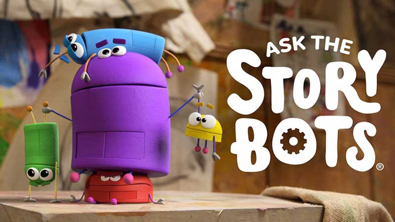 کارتون ask the story bots