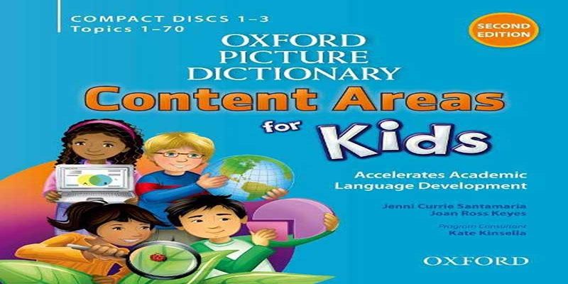 کتاب oxford picture dictionary content areas for kids